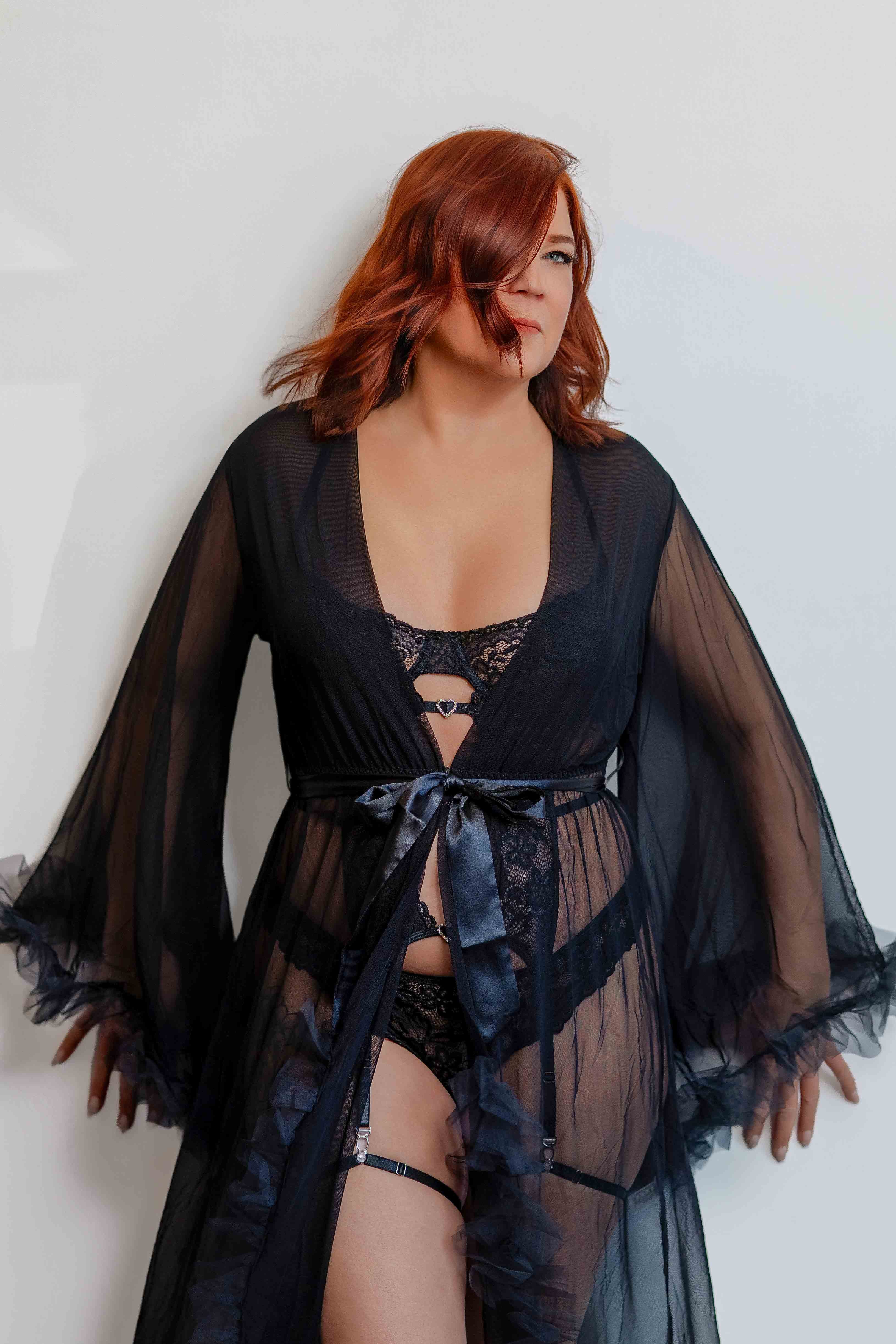 Peignoir Long Séduction Luxe Lace Lingerie