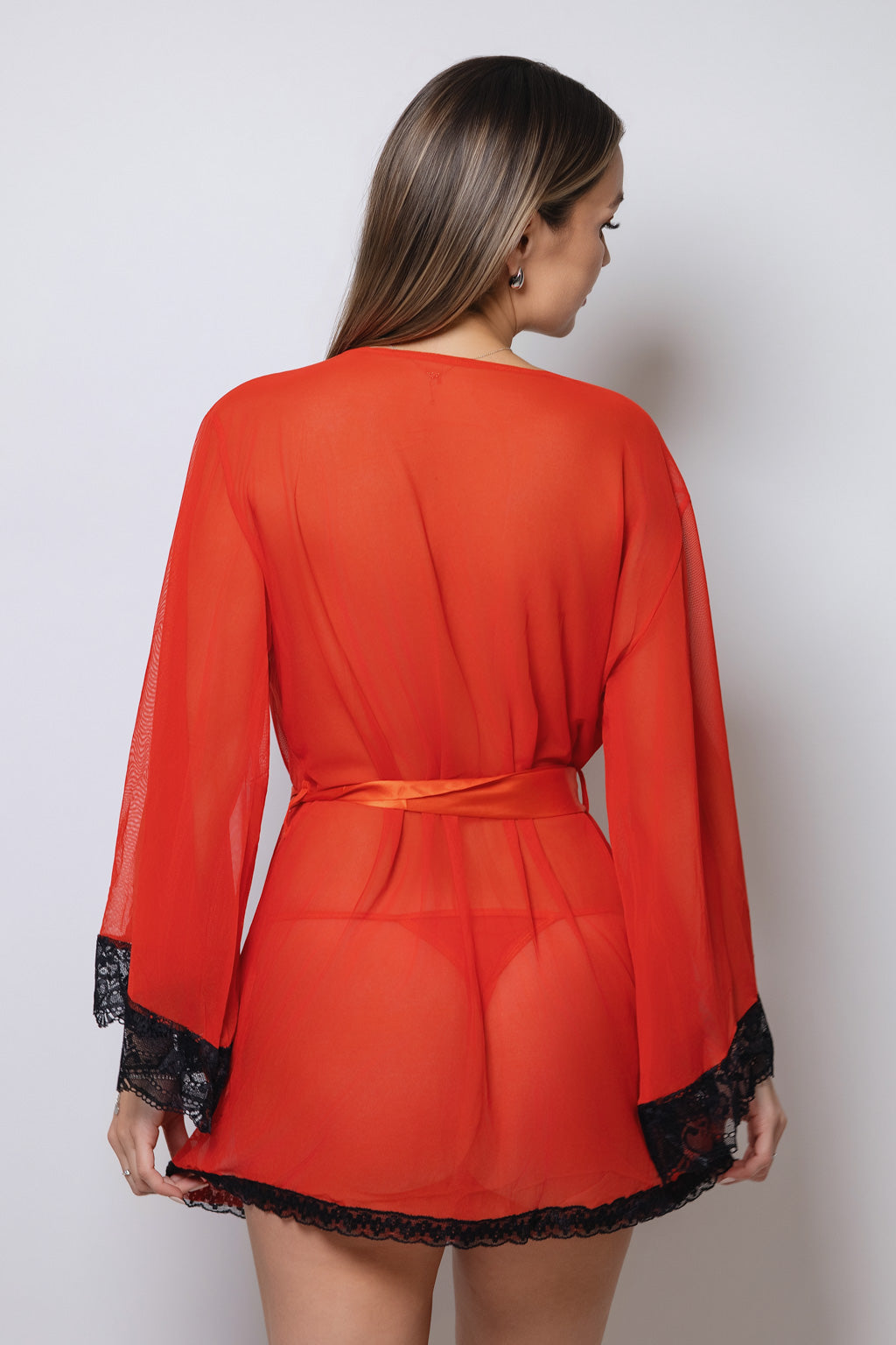 Ensemble nuit Rouge Luxe Lace Lingerie