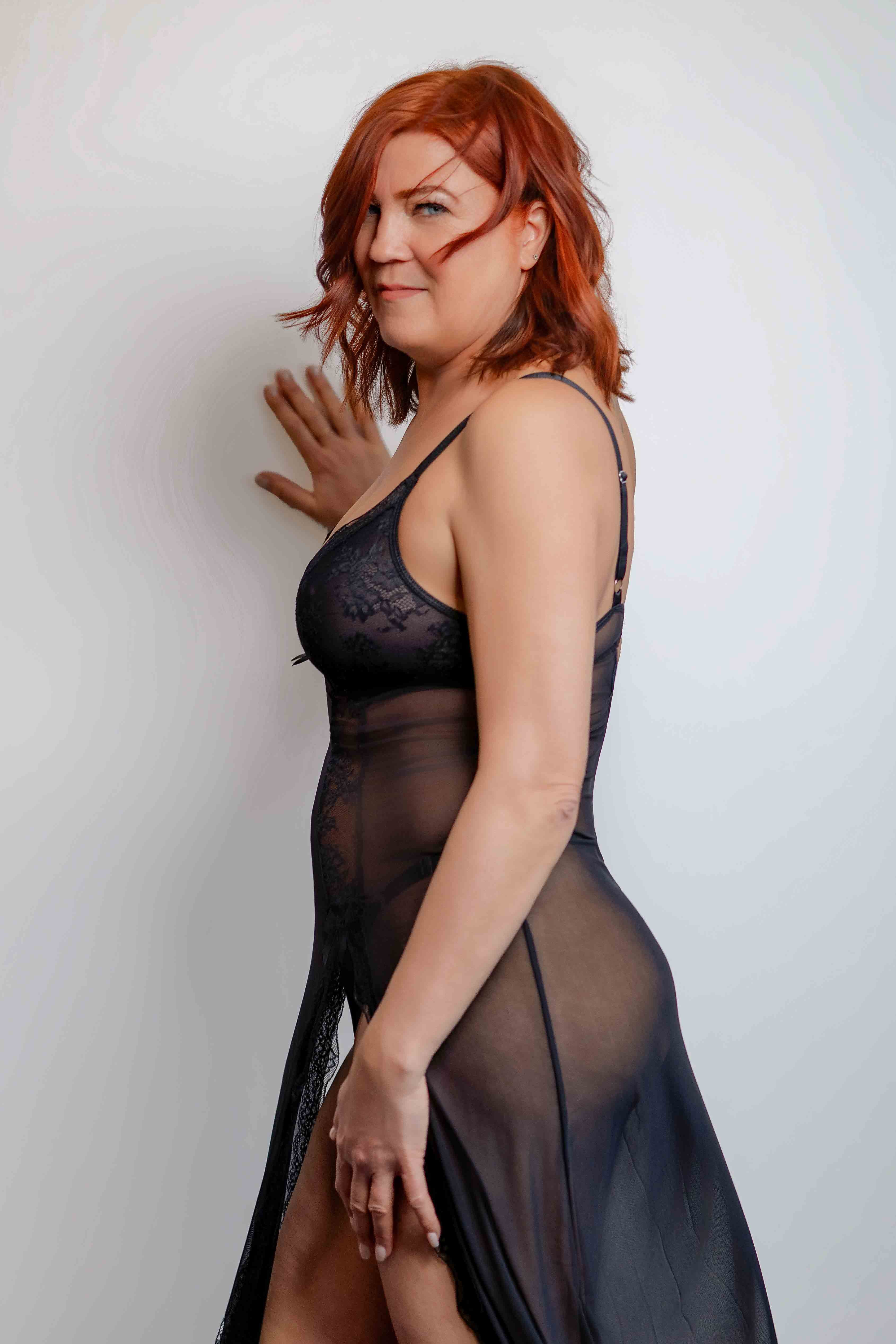 robe de nuit longue Luxe Lace Lingerie
