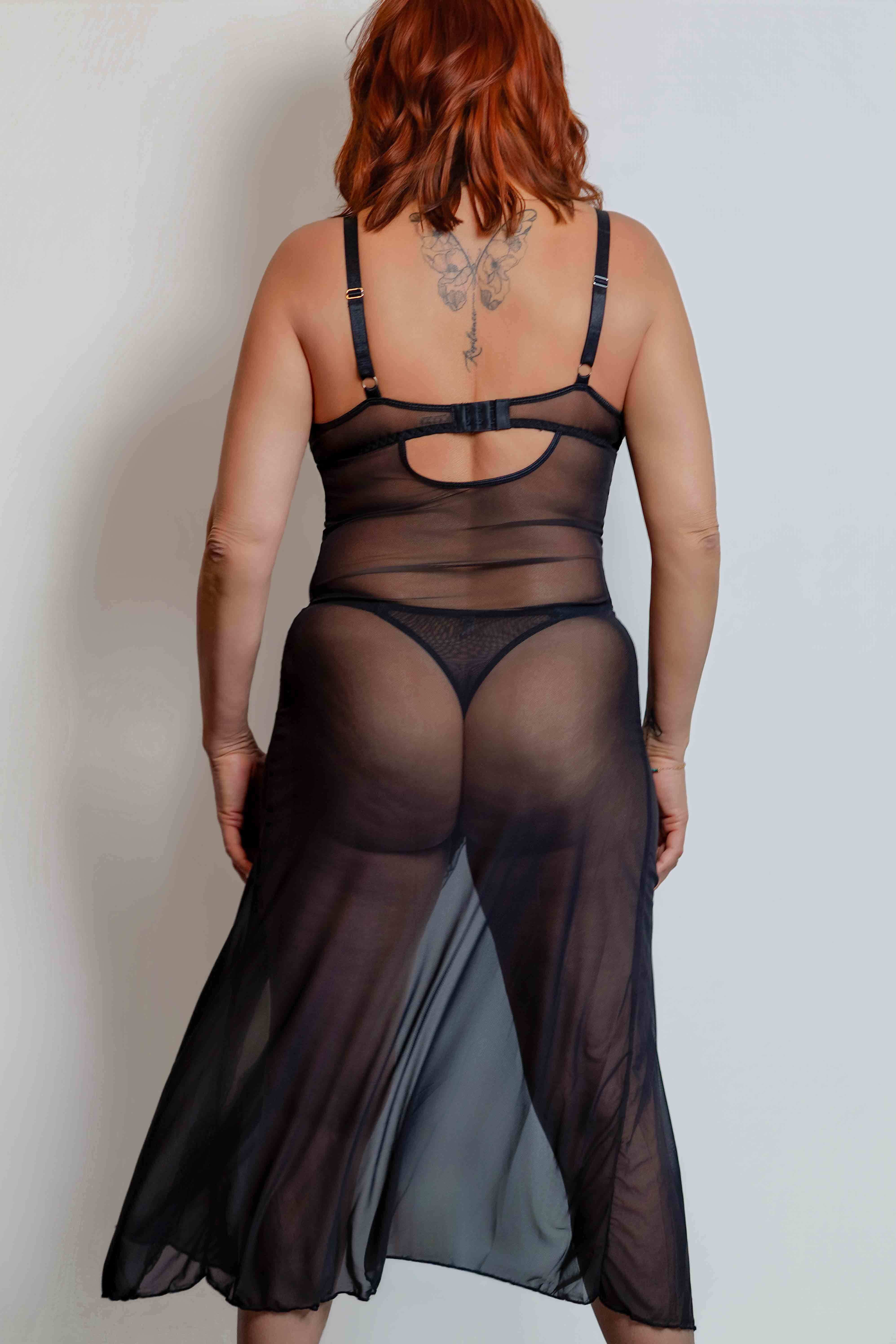 robe de nuit longue Luxe Lace Lingerie