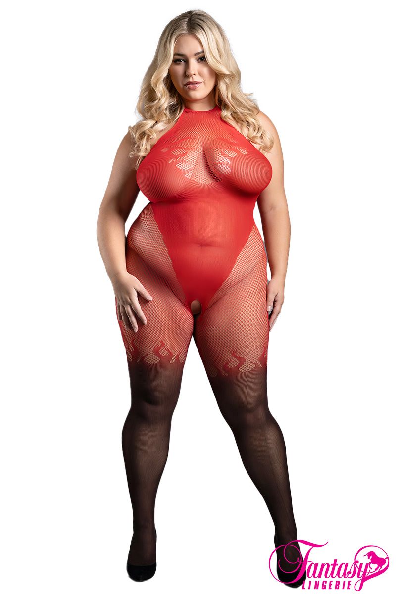 Flame Queen Bodystocking
